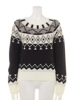 ジオメニットトップス/ブラック