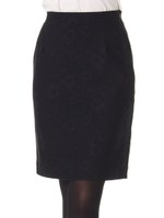 【OUTLET】ジャガードペンシルスカート/グレー