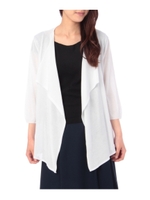 ラメニットトッパ―カーディガン/ブラック(019)