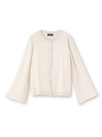 ルーセントスリーブカーディガン/ナチュラル(050)