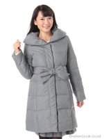 杢ビエラステンダウン 1/チャコール