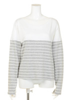 切り替えボーダーTOPS/NAVY