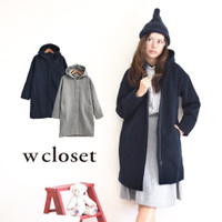 2WAYフード付き フライフロントメルトンコート