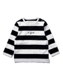 BIG STRIPED L/S TEE（4T〜7T）/パープル