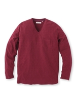 Vネック大小リンクスプルオーバー/ネイビー(093)