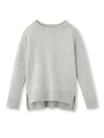 [L]ニットプルオーバー/ライトグレー(411)