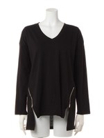 【LATINA】ZIPポイントVネックトップス/KHA