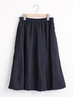 プリーツ×チュールリバーシブルスカート/グレージュ