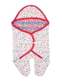 SWADDLE WRAP LOGO & STAR/WHITE