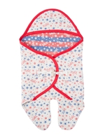 SWADDLE WRAP LOGO & STAR/WHITE