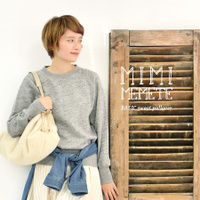 ヘザースウェットベーシックラグランプルオーバー