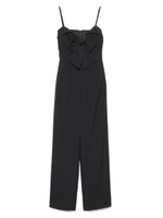 ワイドロングロンパース/BLK