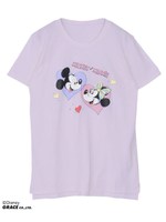 MICKEY&MINNIE Tシャツ/ブラック