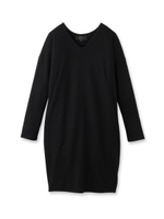 ウールスムースワンピース/ブラック(019)