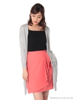 ロングカーデ/ネイビー