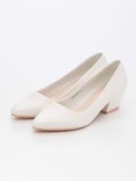 【CAMILLE BIS RANDA】ポインテッドトゥローヒールパンプス/CAMEL