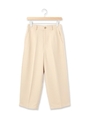 センタープレスクロップドパンツ/カーキ(027)
