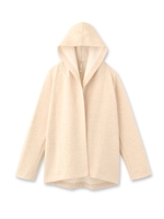 フーデッドジャージジャケット/ライトベージュ(051)