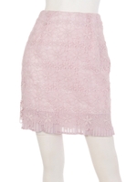 リラレースタイトスカート/ホワイト