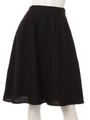 【chille anap】フェイクウール無地スカート/BK