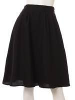 【chille anap】フェイクウール無地スカート/BK