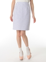 フラワーブッチャータイトスカート/ネイビー