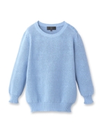 七分袖プルオーバー/ライトブルー(091)