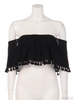 [shorekulani]オフショルフリルTOPS/ラベンダー