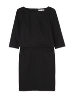 《Purpose》シャイニーミラノリブワンピース/ネイビー(123)