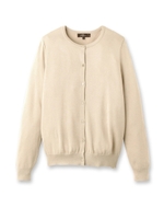 シャインベーシック無地カーディガンーニット/ブルー系(094)