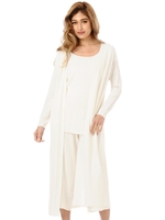 ニットロングカーデ/BLACK