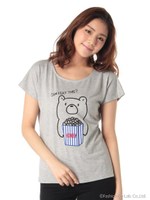 ポップッコーンクマTシャツ/ハイ