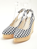 リボンウッドサンダル/マルチ