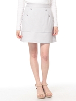 レトロキュートミニ台形スカート/ラベンダー