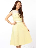 オックスフレアスカート/オフホワイト