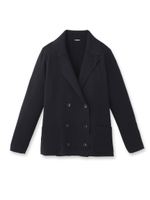 ダブルボタンニットジャケット/ホワイト(001)