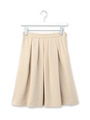 ツイルタックスカート/アイボリー(004)