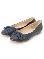 ドレープリボンラウンドトゥパンプス/ライトブルー(091)