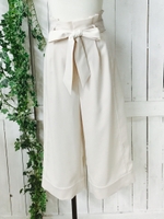 パジャマ風クロップドパンツ/ミックス