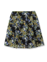 フラワーメッシュスカート/ネイビー(193)