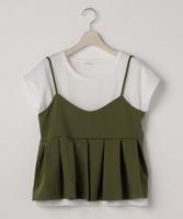 Tシャツ×キャミソール2点セット