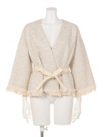 【ＧＲＥＥＤ】ＬＩＬＹ−ＹＡＲＮ　ＴＷＥＥＤ　Ｊａｃｋｅｔ/WHITEmix