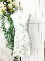 オリジナルかすれ小花ワンピ/イエロー