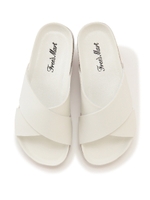 クロスシンプルサンダル/ホワイト(030)