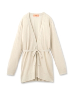 シャイニーガウン風カーディガン/ネイビー(093)