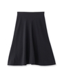 ジョーゼットフレアスカート/ネイビー無地(095)