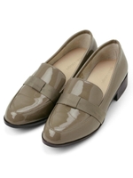 リボンローファー/ベージュ