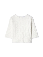 レースセットアップブラウス/ホワイト(030)