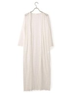 レースロングカーディガン/ホワイト