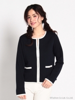 ・ノーカラージャケット/Border